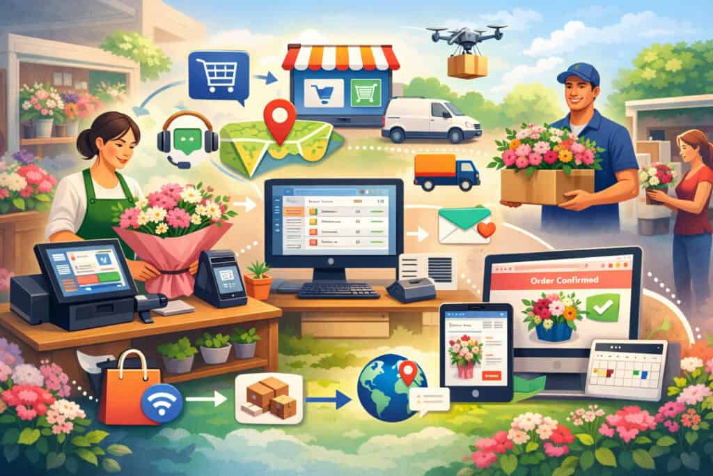 Omnichannel Floral Operations: Designing a Workflow That POS Integration Can Actually Support