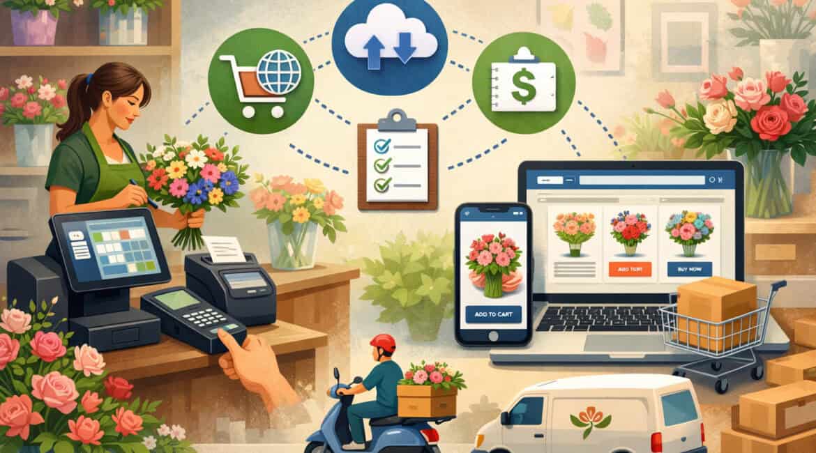 POS Integration for Online and In-Store Floral Sales