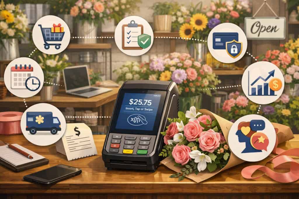 What Floral Businesses Need From EMV Terminals (Beyond “Chip + Tap”)