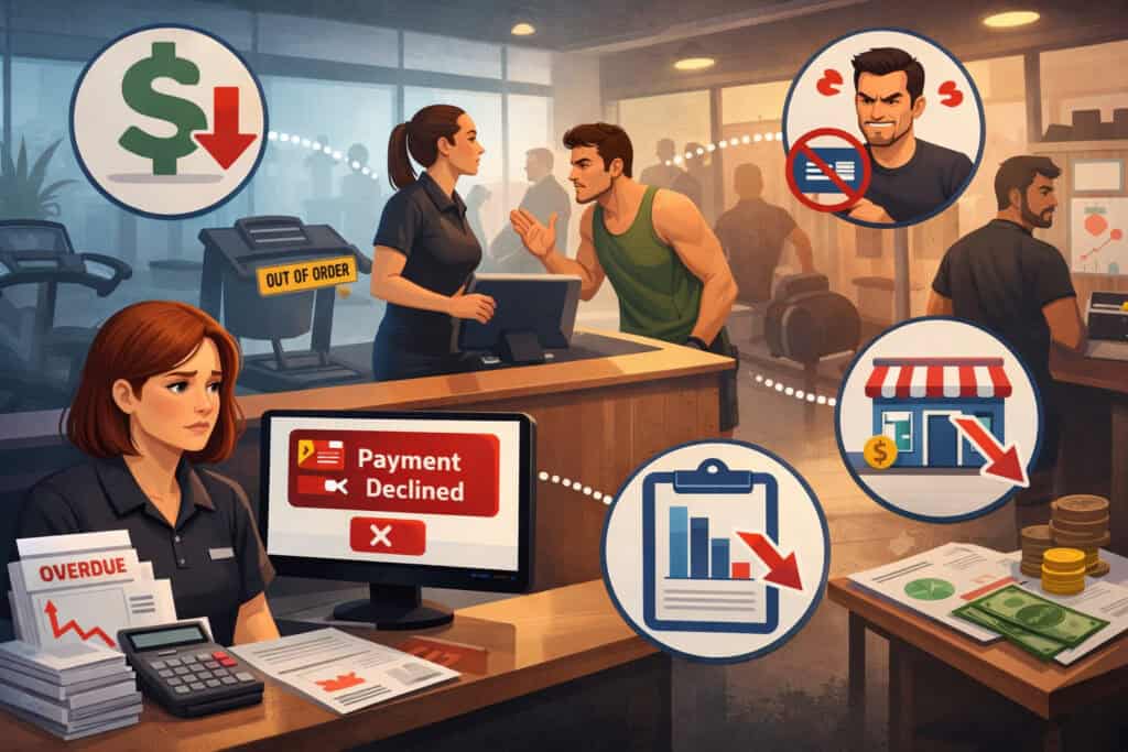How Declined Payments Affect Gym Operations and Revenue