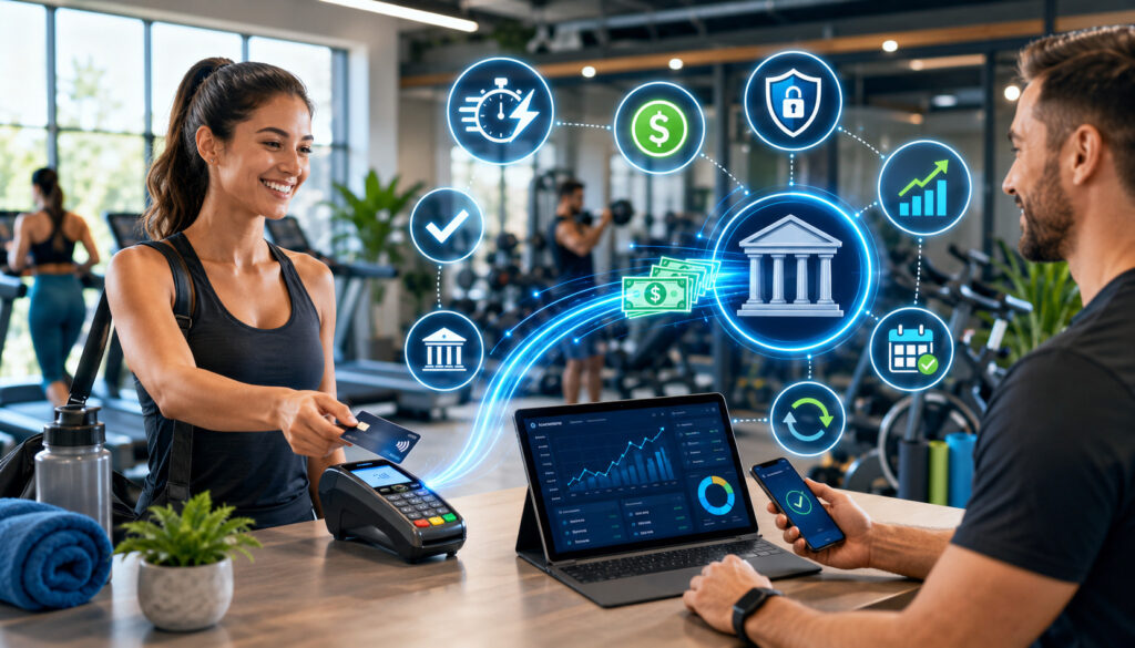 Fast funding payment solutions for gyms