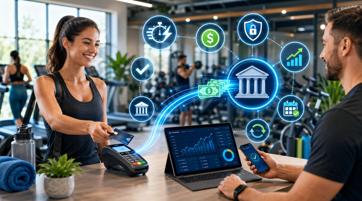 Fast funding payment solutions for gyms