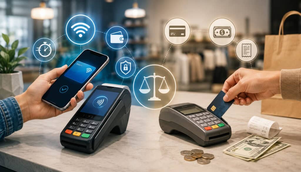 Mobile wallet payments vs traditional payment methods